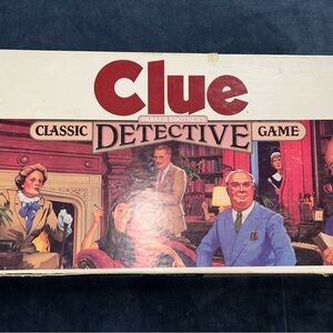 Clue Classic Detective Game by - Multicolor 1986